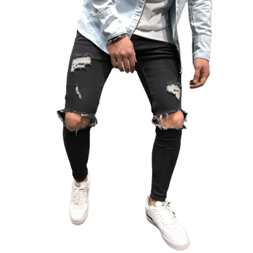 Ripped and Torn Skinny Jeans