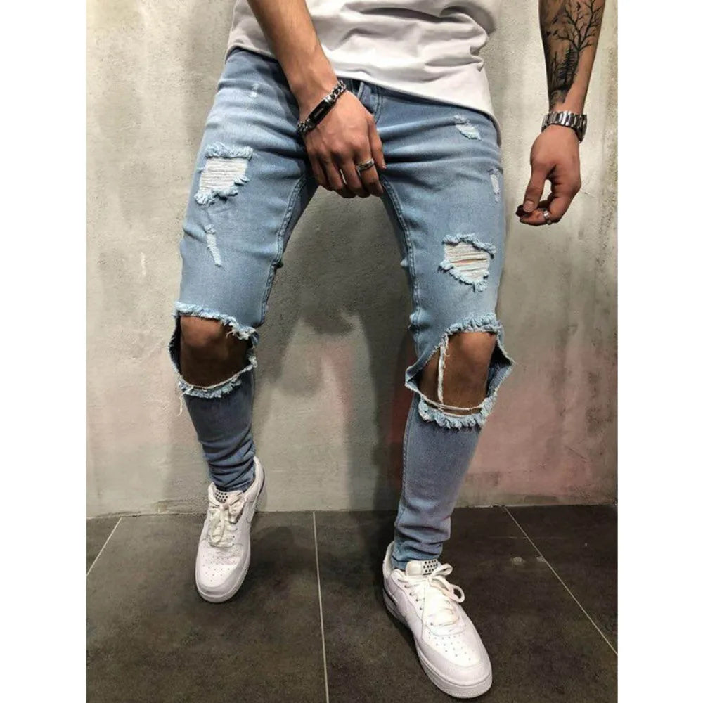 Ripped and Torn Skinny Jeans