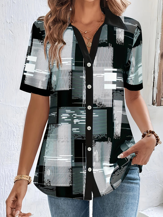 Women's Plus Size Shirt Summer Chic Elegant Shirt