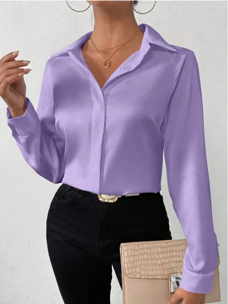 Women's Long Sleeve Ladies Blouse