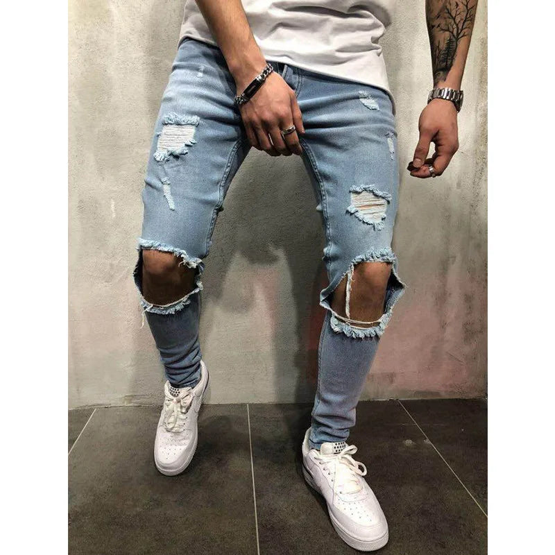 Ripped and Torn Skinny Jeans
